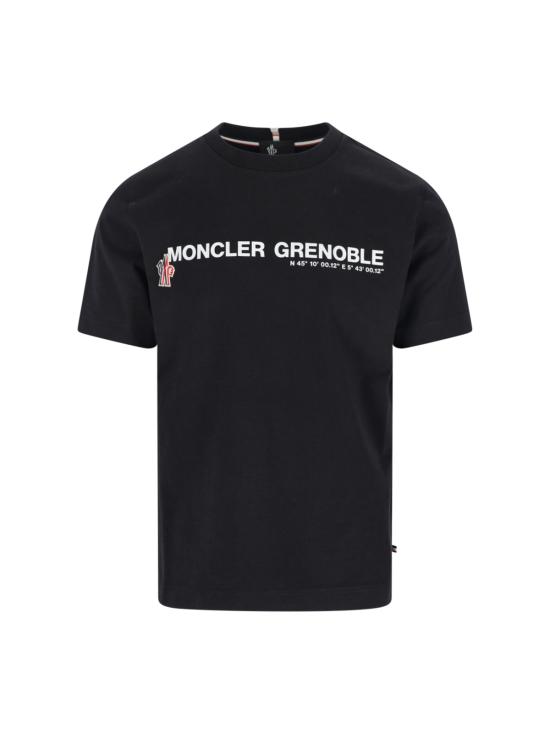 25FW 몽클레어 반팔 티셔츠 097 8C000 01 89AW1 999 Black