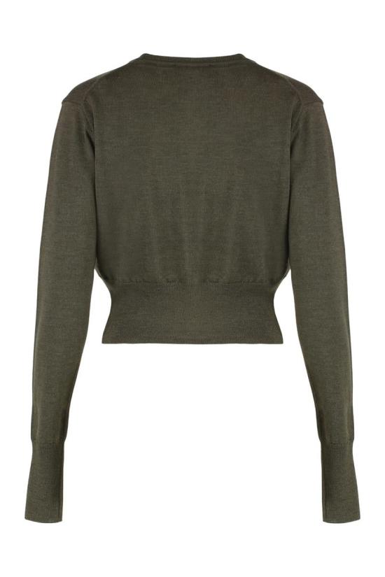 25FW 비비안웨스트우드 BEA 베아 크롭 가디건 1803002UY0006D404 KHAKI DOM - VIVIENNE WESTWOOD