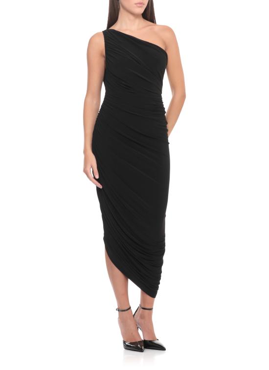 25FW 노마카말리 미디 원피스 KK2223PL667 001 Black - NORMA KAMALI