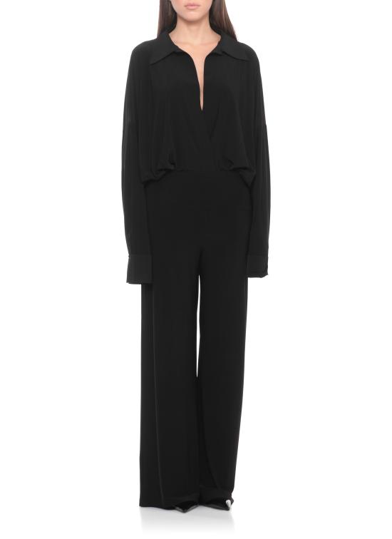 25FW 노마카말리 바디수트 티셔츠 KK321BPL183 001 Black - NORMA KAMALI