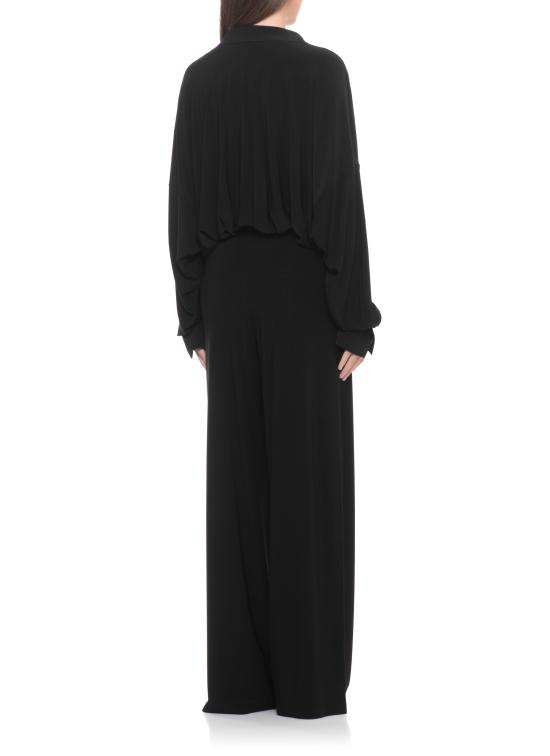 25FW 노마카말리 바디수트 티셔츠 KK321BPL183 001 Black - NORMA KAMALI