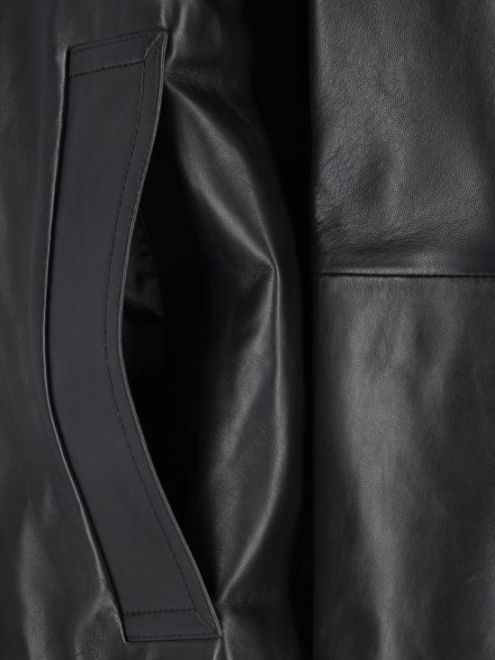 26SS 스포트막스 가죽 자켓 2612441021600 002 Black - SPORTMAX