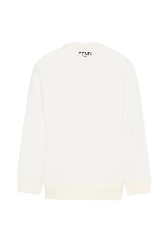 25FW [키즈] 펜디 니트/스웻셔츠 JFH163 5V0 F0TU9 WHITE - FENDI