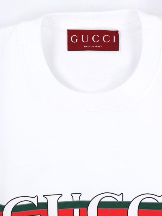 25FW 구찌 프린트 반팔 티셔츠 788093 XJGL69074 WHITE - GUCCI