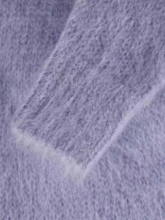 25FW 구찌 브러시드 울 모헤어 가디건 849729 XKE7O4139 Purple - GUCCI