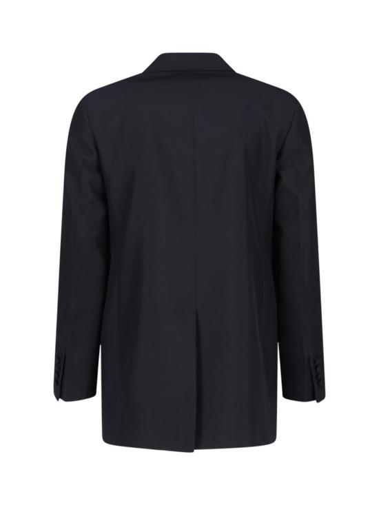 25FW 구찌 더블 브래스트 테크니컬 파나마 수트 자켓 849881 Z7AYA1000 Black - GUCCI