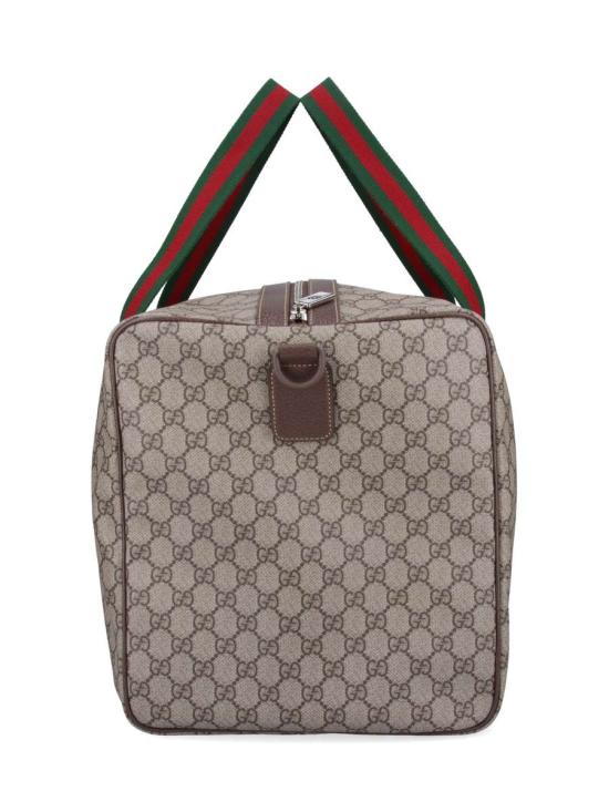 25FW 구찌 라지 더플백 스퀘어 웹 소프트 GG 수프림 758664 FACK79768 Beige - GUCCI