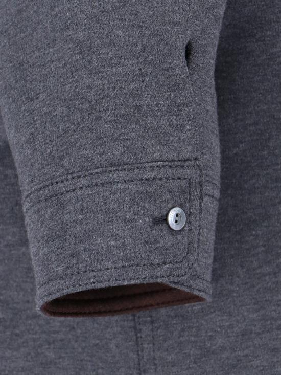 25FW 구찌 울 코튼 저지 셔츠 836442 Z7AY91088 GREY - GUCCI