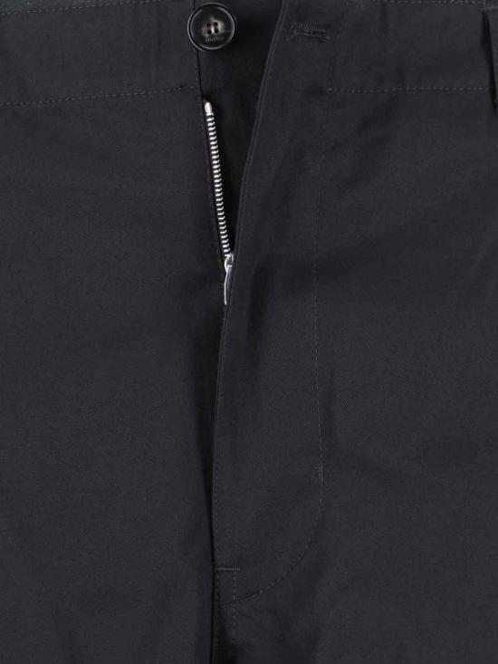 25FW 구찌 웹 디테일 코튼 트윌 팬츠 784049 Z7AJV1000 Black - GUCCI