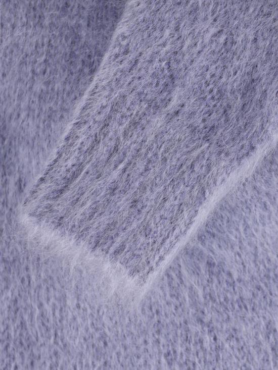 25FW 구찌 브러시드 울 모헤어 가디건 849729 XKE7O 4139 Violet - GUCCI