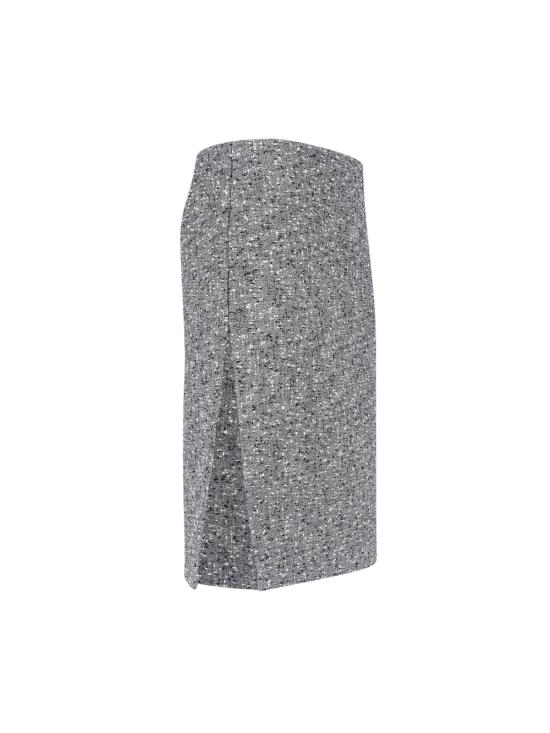 25FW 구찌 씨드 울 스커트 846316 ZAT2D 9024 Grey - GUCCI