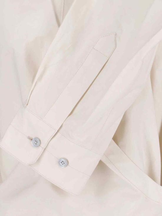 25FW 르메르 스트레이트 칼라 트위스트 셔츠 SH1141 LF1500WH048 WHITE - LEMAIRE