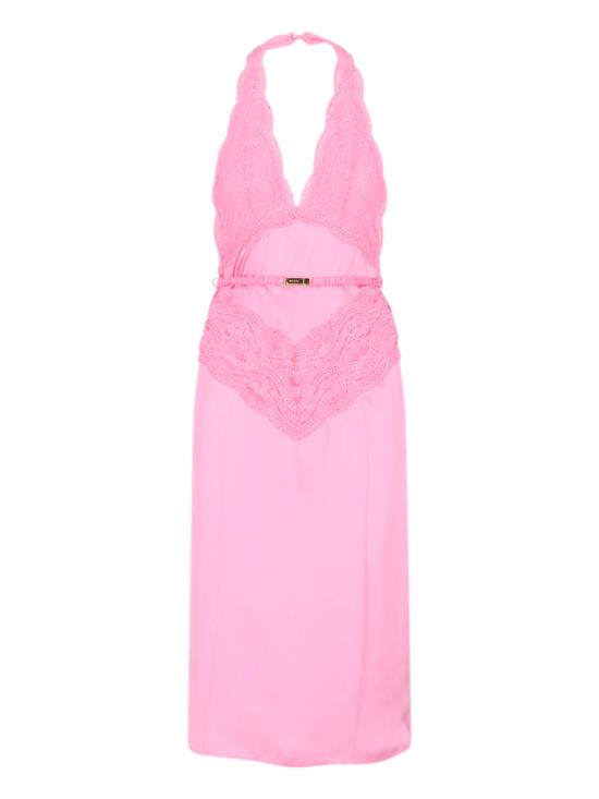 25FW 구찌 실크 새틴 드레스 839410 XUAM6 5426 Pink