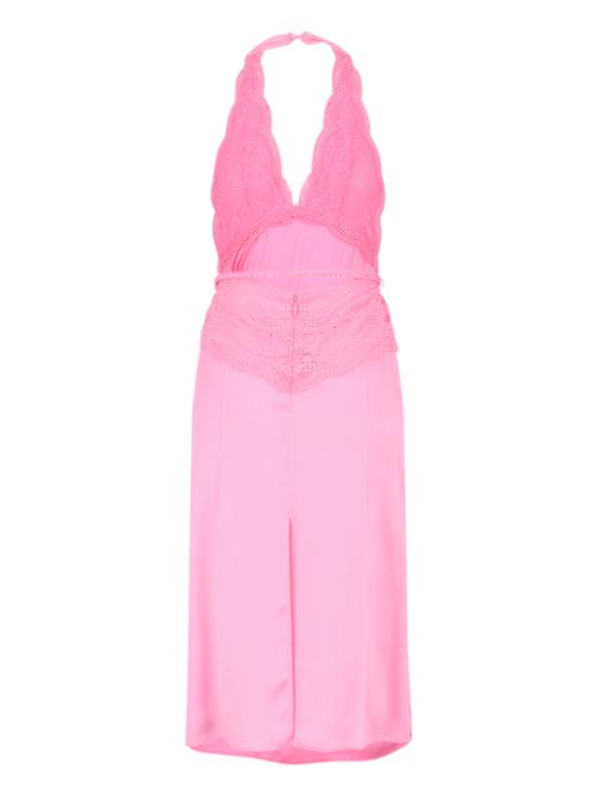 25FW 구찌 실크 새틴 드레스 839410 XUAM6 5426 Pink - GUCCI