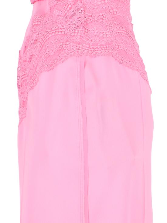 25FW 구찌 실크 새틴 드레스 839410 XUAM6 5426 Pink - GUCCI