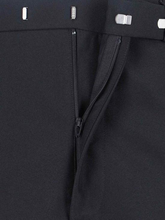 25FW 구찌 실크 트윌 팬츠 850090 Z7AYA 1000 Black - GUCCI