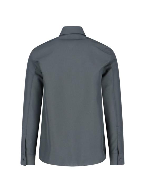 25FW 구찌 홀스빗 디테일 폴리에스터 트윌 셔츠 841624 ZAFKB1088 GREY - GUCCI