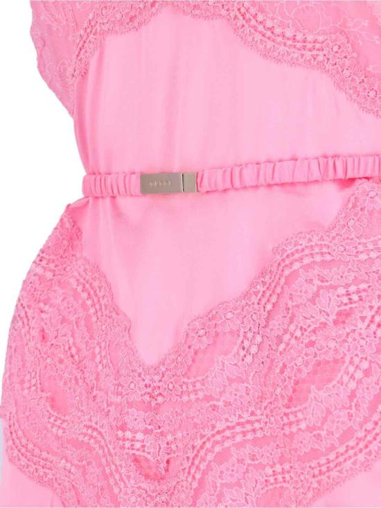 25FW 구찌 실크 새틴 드레스 839410 XUAM65426 PINK - GUCCI
