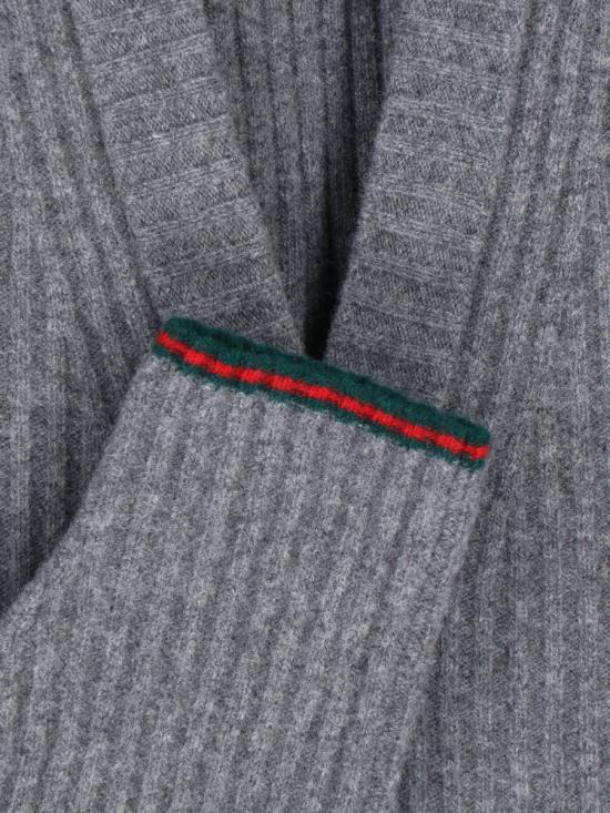 25FW 구찌 리브 펠터드 월 가디건 835979 XKEX61073 GREY - GUCCI