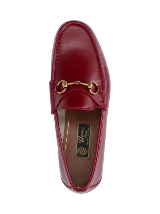 25FW 구찌 1953 홀스빗 레더 로퍼 307929 AADCW6207 RED - GUCCI