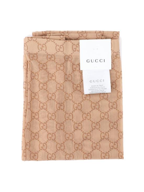 25FW 구찌 프린티드 스트레치 나일론 타이즈 849720 3GAN99700 Beige - GUCCI