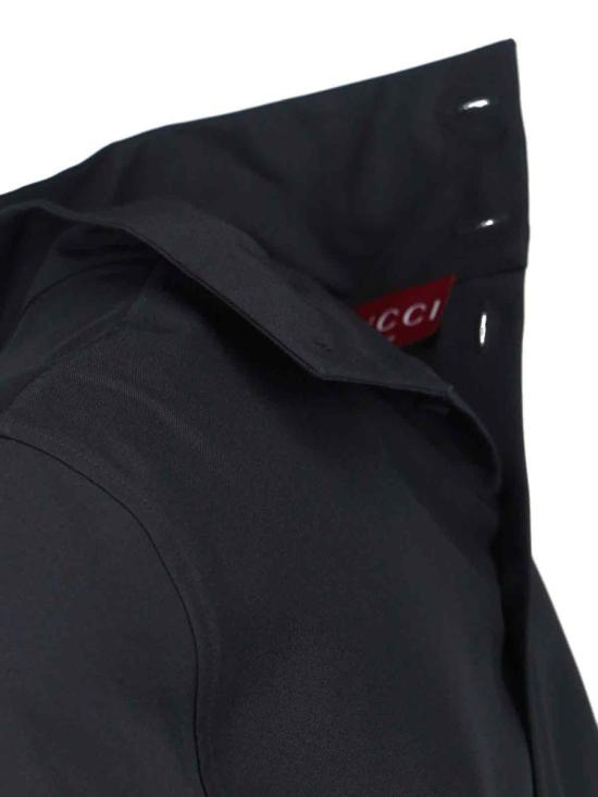 25FW 구찌 테크니컬 파나마 셔츠 850332 ZAFKB1000 Black - GUCCI