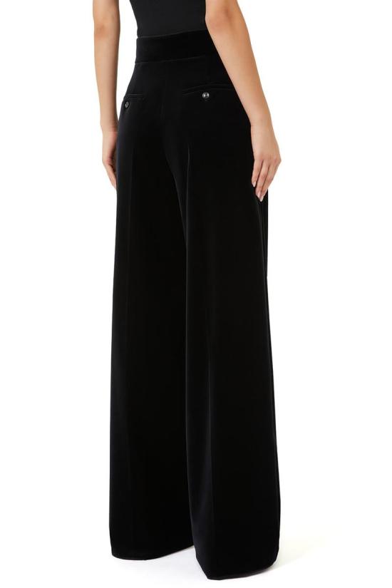 25FW 막스마라 스트레이트 팬츠 2521136403600003 Black - MAX MARA