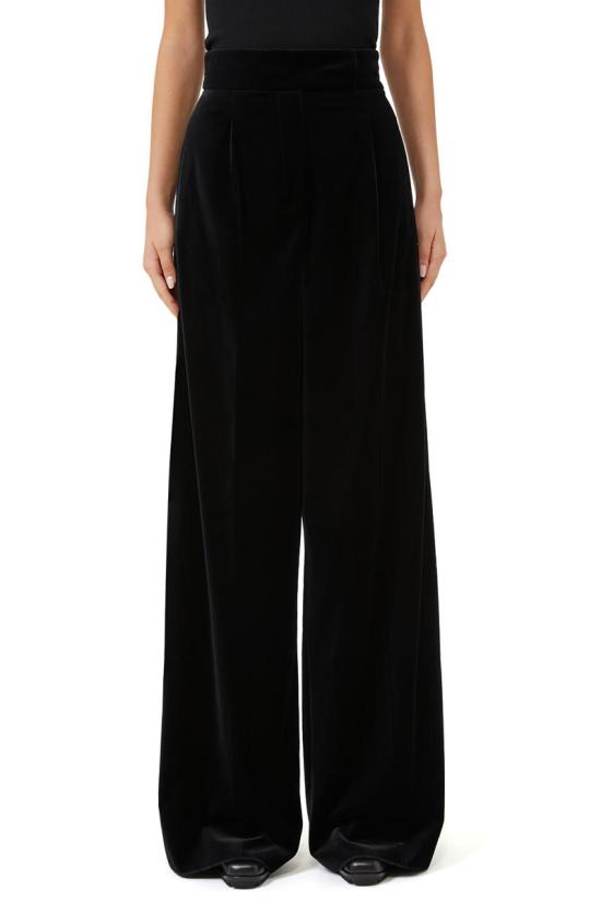 25FW 막스마라 스트레이트 팬츠 2521136403600003 Black - MAX MARA