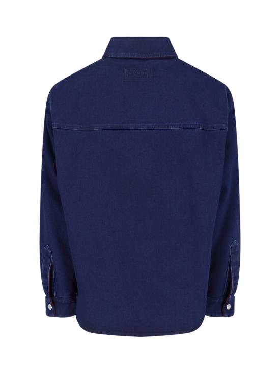 25FW 구찌 리버서블 데님 플란넬 셔츠 835282 XDDB6 4447 Blue - GUCCI