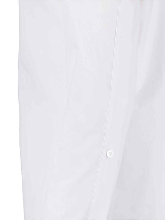 25FW 구찌 스빗 타이 넥 셔츠 831912 Z8B2P 9000 White - GUCCI