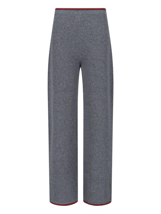 25FW 구찌 리브드 울 바지 835985 XKEVL 1073 Grey