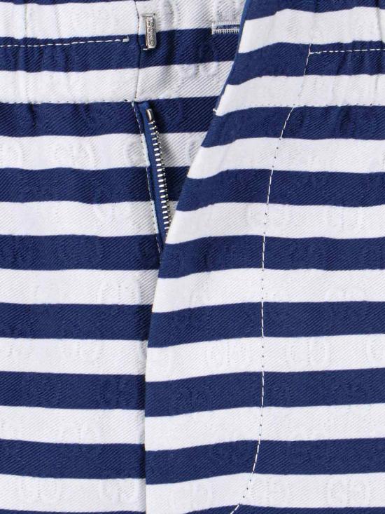 25FW 구찌 스트레이트 팬츠 836883 Z7AUA 4069 Blue - GUCCI