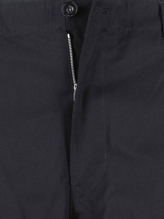 25FW 구찌 웹 디테일 코튼 트윌 팬츠 784049 Z7AJV 1000 Black - GUCCI