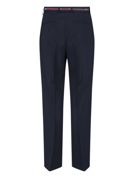 25FW 구찌 셀비지 디테일 울 팬츠 832544 Z7AQV 4668 Blue - GUCCI