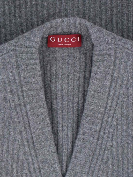 25FW 구찌 리브 펠터드 월 가디건 835979 XKEX6 1073 Grey - GUCCI