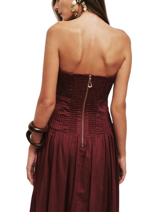 26SS 에이지 롱 원피스 26RE5185PLM Bordeaux - AJE