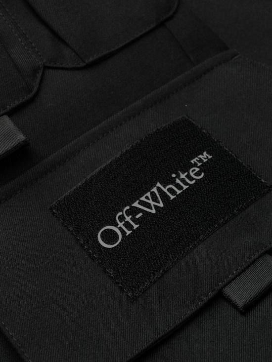  오프화이트 스트레이트 팬츠 OWCF017S23FAB0031000 Black - OFF WHITE