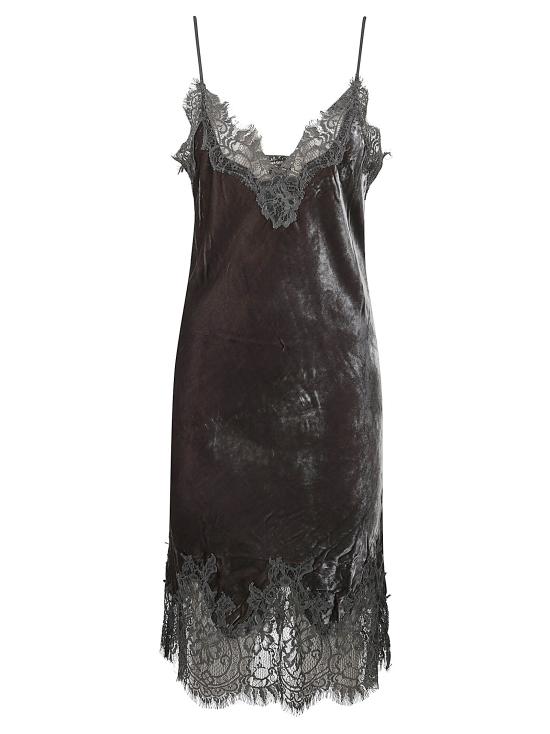 25FW 골드 호크 미디 원피스 GH 968 DARK GREY Grey