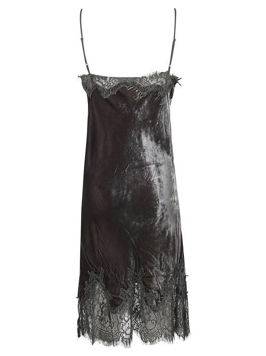 25FW 골드 호크 미디 원피스 GH 968 DARK GREY Grey - GOLD HAWK