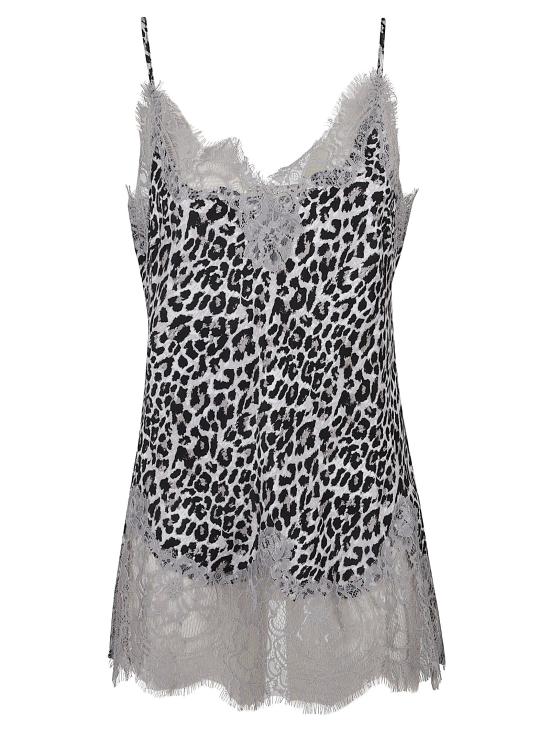 25FW 골드 호크 긴팔 티셔츠 GH1029 G62 GREY LEOPARD Leopardato grigio