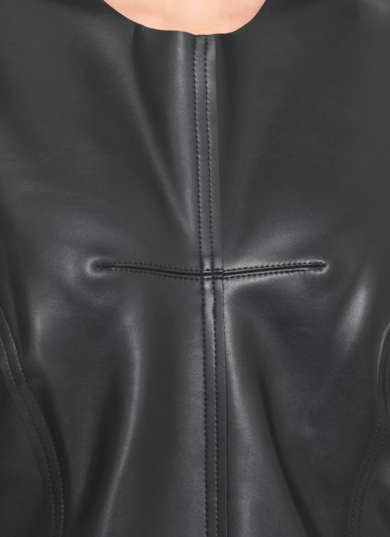 25FW 노마카말리 미디 원피스 ST3253LVR37 001 Black - NORMA KAMALI