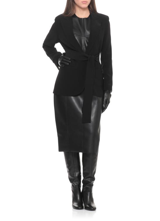 25FW 노마카말리 미디 원피스 ST3253LVR37 001 Black - NORMA KAMALI