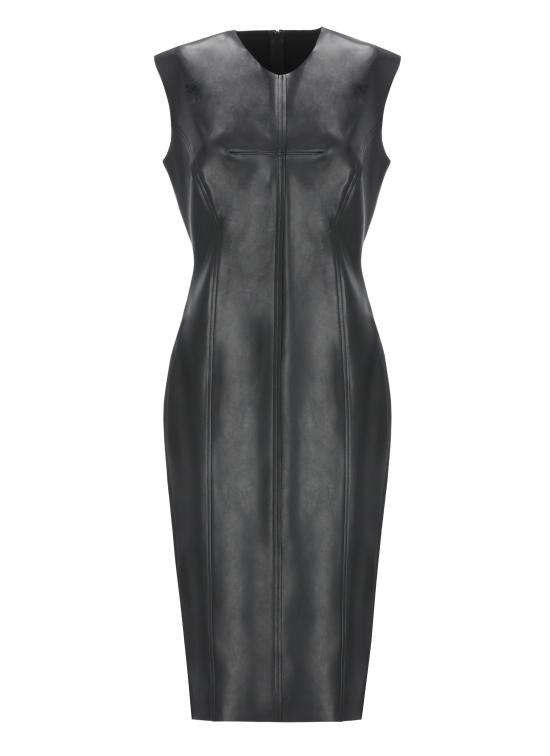 25FW 노마카말리 미디 원피스 ST3253LVR37 001 Black