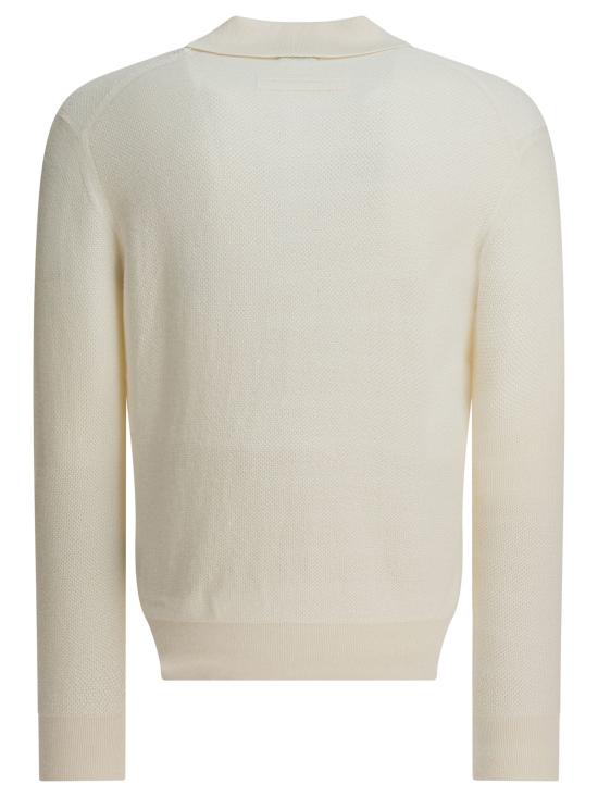 25FW 에르메네질도제냐 스웨터 UGK93A2131N01 White - ERMENEGILDO ZEGNA