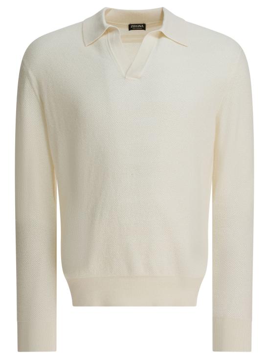 25FW 에르메네질도제냐 스웨터 UGK93A2131N01 White