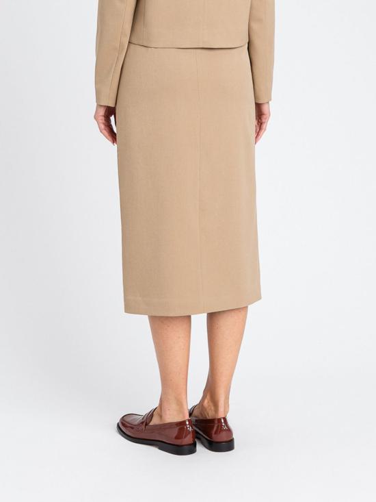 25FW 액티튜드 트윈세트 미디 스커트 252AP2054 12564 Camel - ACTITUDE TWINSET