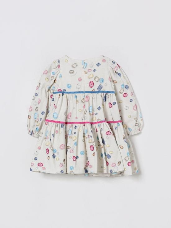 25FW [키즈] 모나리자 원피스 11F9136621 0002 Ivory - MONNALISA