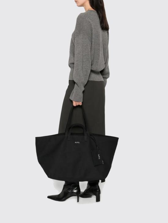 26SS 아페쎄 르 드러머 뚜왈 토트백 COHMPF67046 LZZ Black - A.P.C.