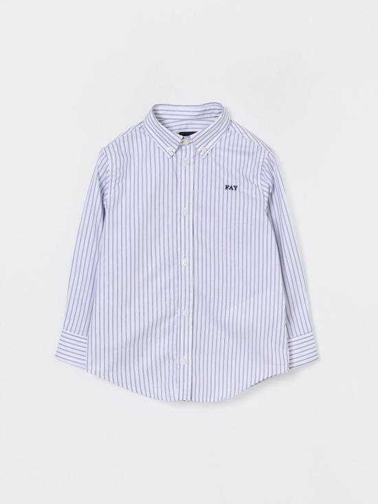 25FW [키즈] 페이 셔츠 FX5P30P0548 100BL White