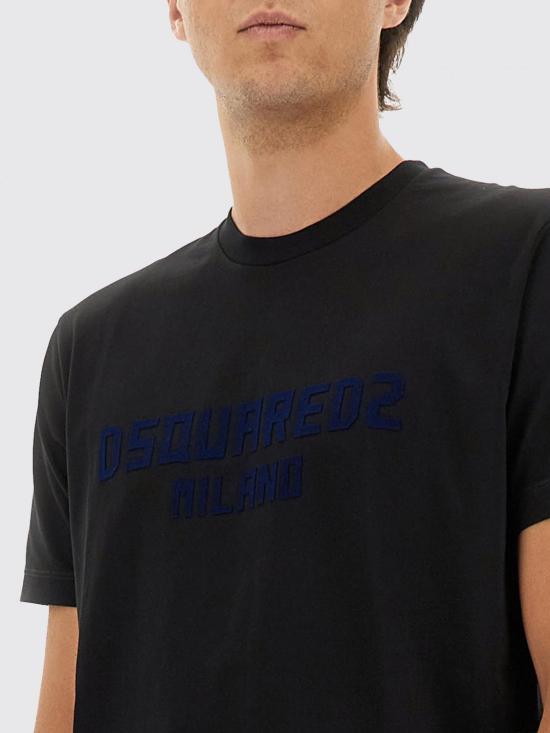 25FW 디스퀘어드2 반팔 티셔츠 S74GD1418D20020 974 Black - DSQUARED2